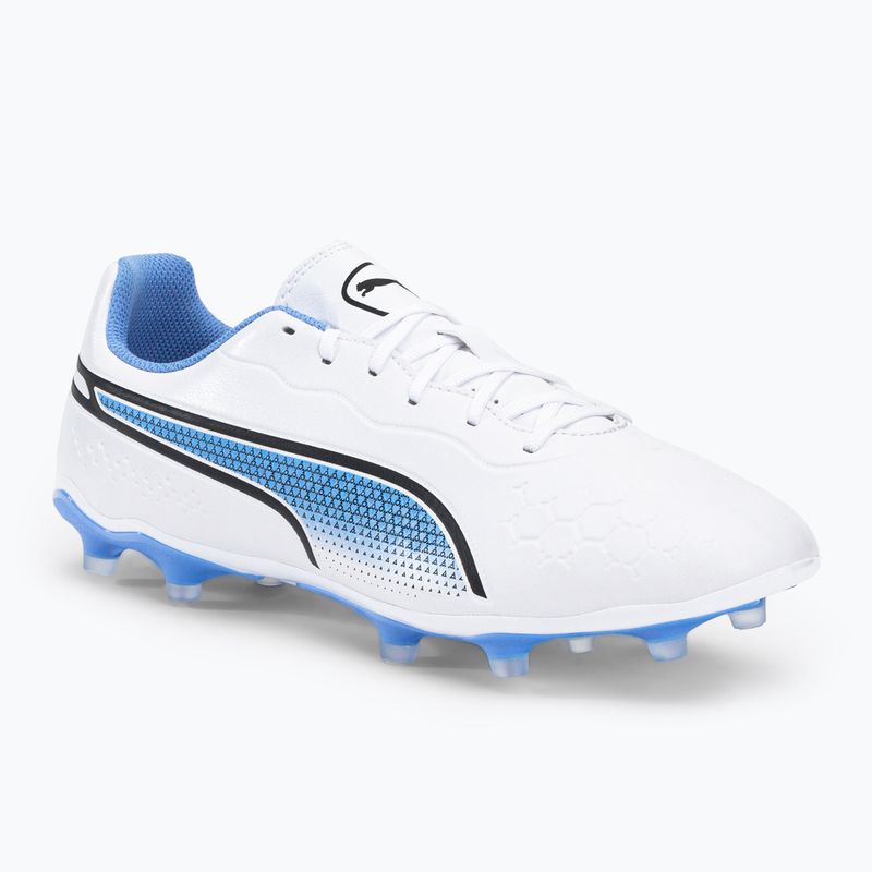 PUMA King Match FG/AG férfi futballcipő fehér 107257 01