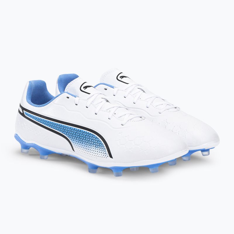 PUMA King Match FG/AG férfi futballcipő fehér 107257 01 4