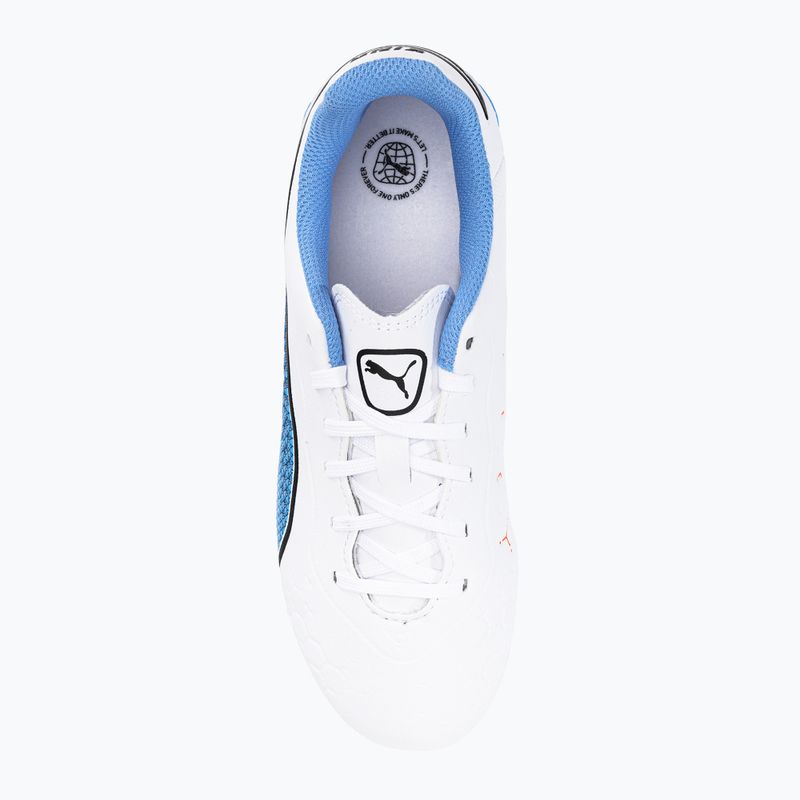 PUMA King Match FG/AG gyermek futballcipő fehér 107266 01 6