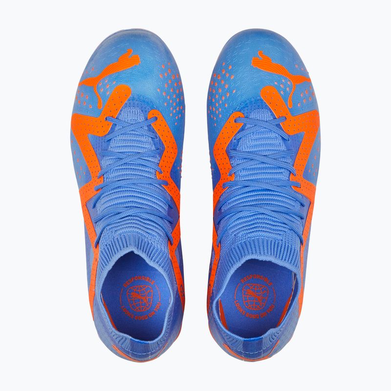 PUMA Future Match FG/AG JR gyermek focicipő kék/narancs 107195 01 13