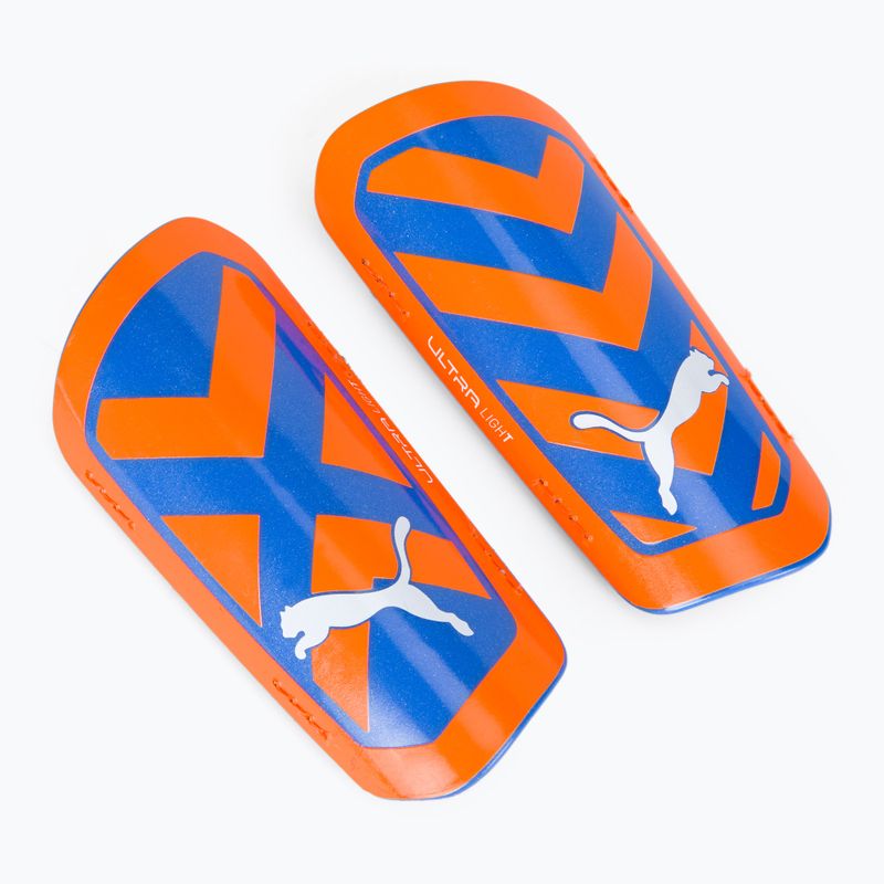 PUMA Ultra Light Strap narancssárga-kék futball protektorok 030875 01 3