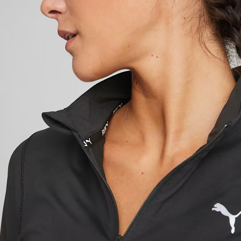 Női futó pulóver PUMA Run Favorite 1/4 Zip puma fekete 5