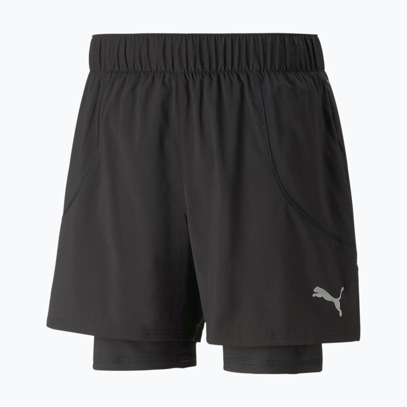 Férfi PUMA Run 2In1 5" futónadrág fekete 523277 01