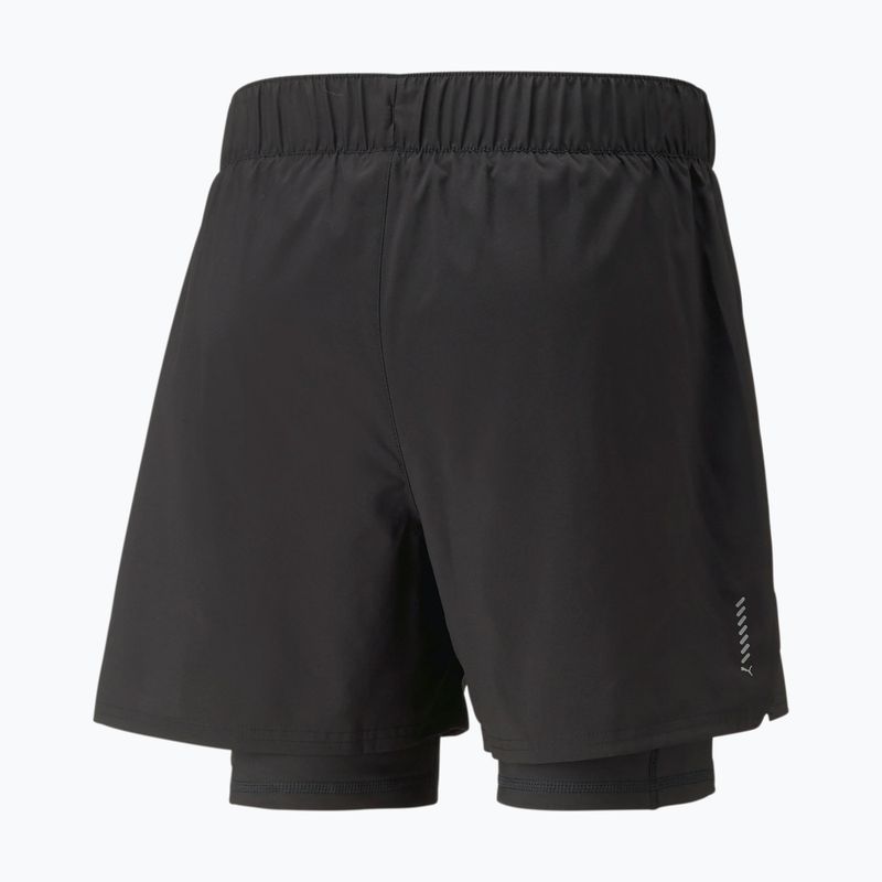 Férfi PUMA Run 2In1 5" futónadrág fekete 523277 01 2