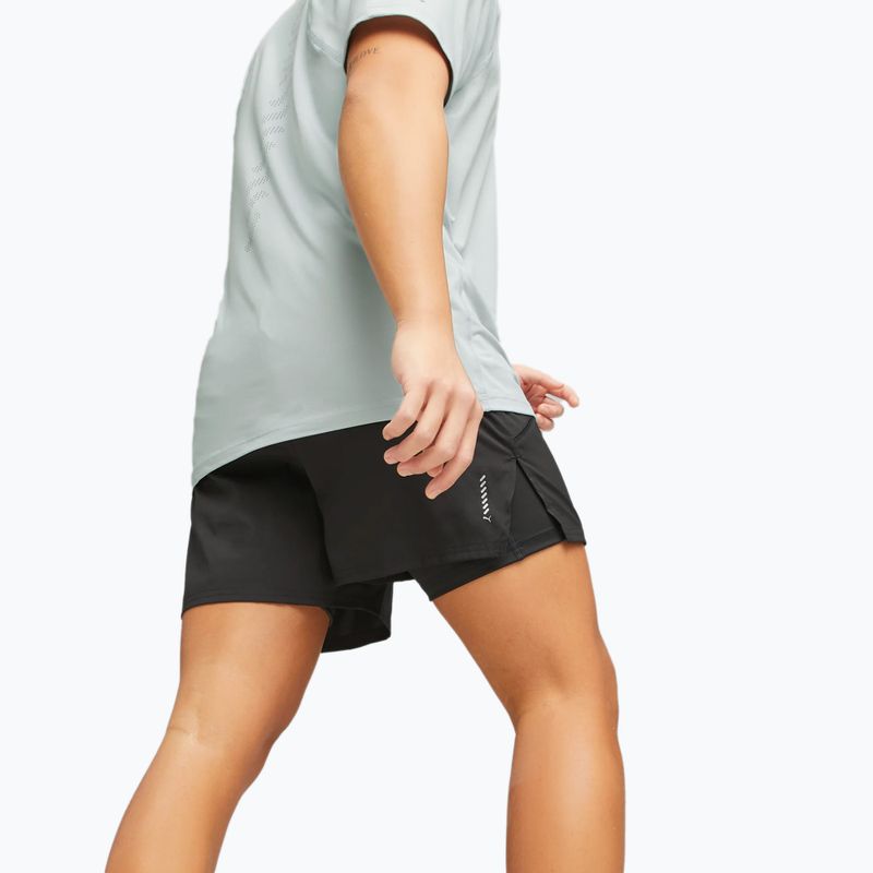 Férfi PUMA Run 2In1 5" futónadrág fekete 523277 01 4