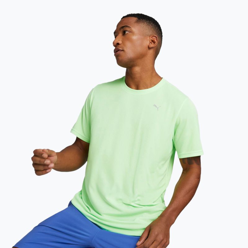 PUMA Performance férfi edzőpóló zöld 520314 34 3