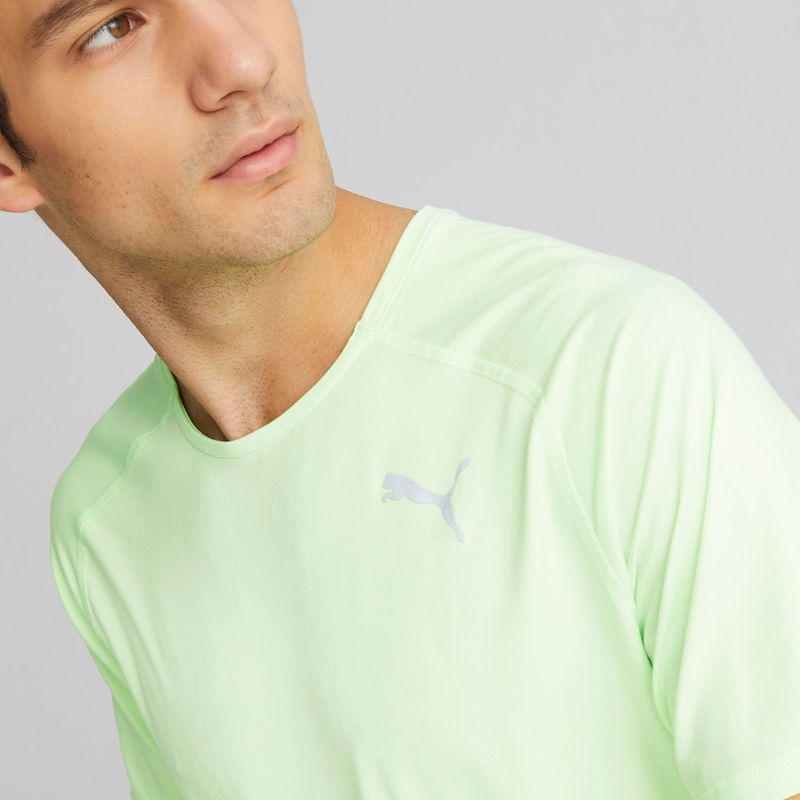 Férfi futópóló PUMA Run Cloudspun zöld 523269 34 5