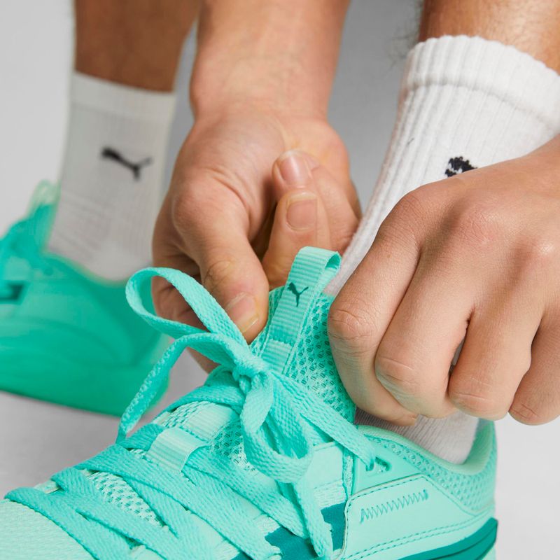 Férfi kosárlabda cipő PUMA Court Rider elektromos borsmenta/zöld lagúna 17
