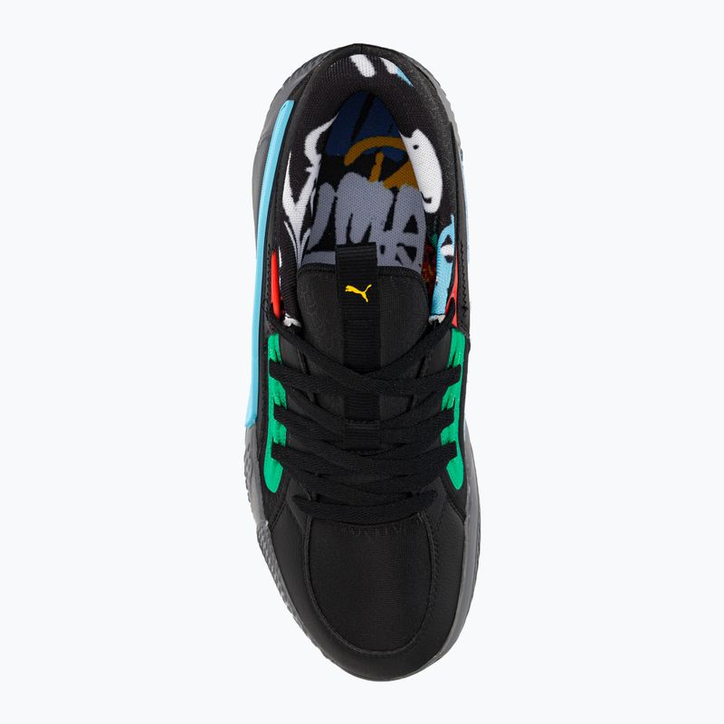 PUMA Court Rider Chaos Block Party férfi kosárlabda cipő fekete 378265 01 9