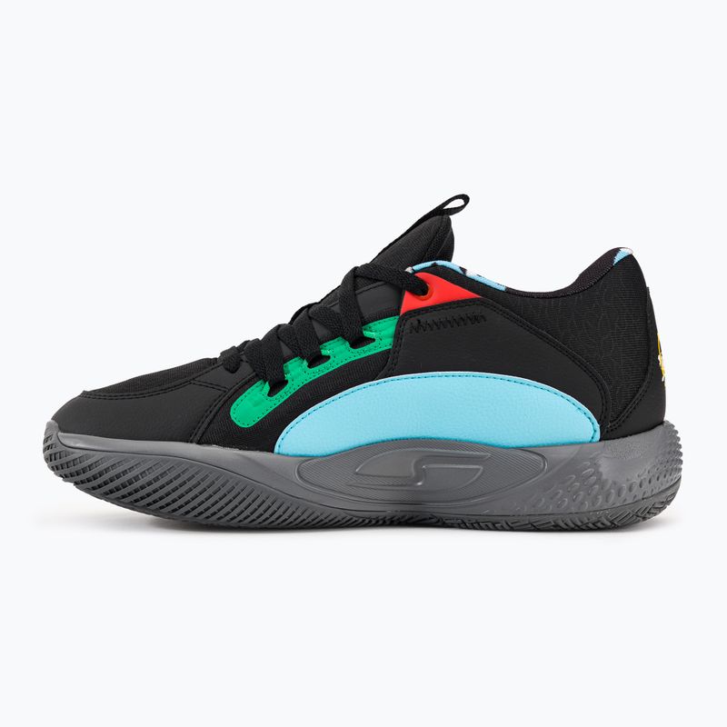 PUMA Court Rider Chaos Block Party férfi kosárlabda cipő fekete 378265 01 10