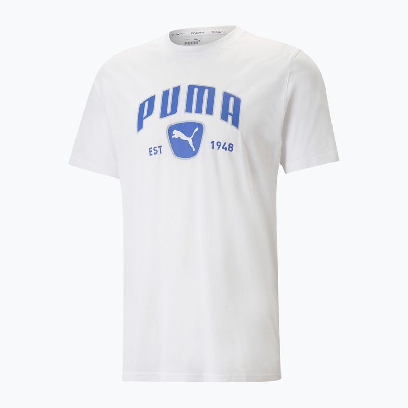 Férfi PUMA Performance edzőpóló Graphic fehér 523236 02