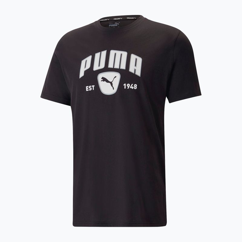 Férfi PUMA Performance edzőpóló Graphic fekete 523236 01