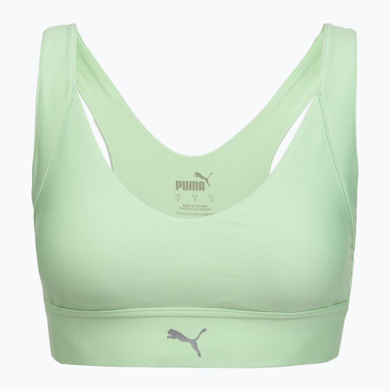 Női futó melltartó Puma High Impact Ultraform Running Bra green/silver