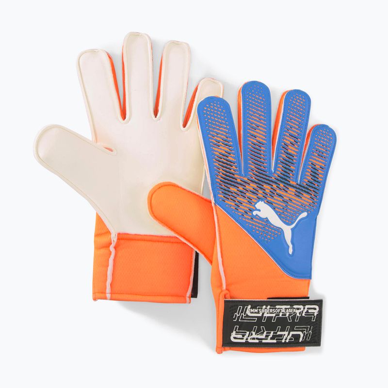 PUMA gyermek kapuskesztyű Ultra Grip 4 RC ultra narancssárga/kék csillogás 5