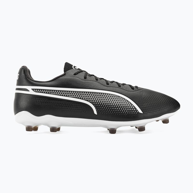 Férfi futballcipő PUMA King Pro FG/AG puma fekete/puma fehér 2