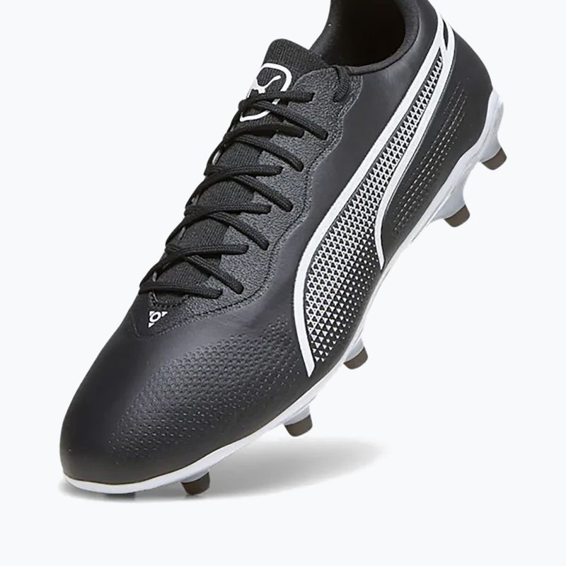 Férfi futballcipő PUMA King Pro FG/AG puma fekete/puma fehér 13