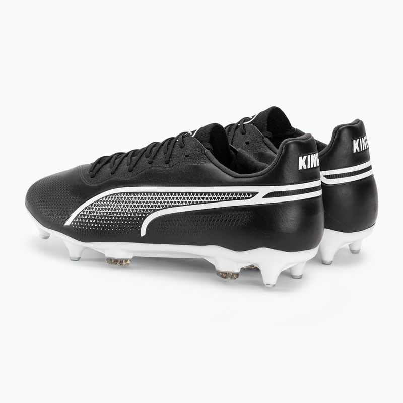 Férfi futballcipő PUMA King Pro MXSG puma fekete/puma fehér 3