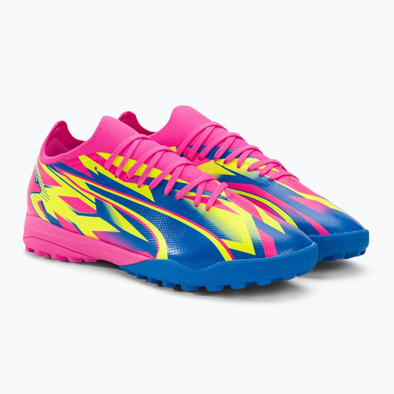 PUMA Ultra Match Energy TT férfi futballcipő világító rózsaszín/sárga riasztás/ultrakék 6
