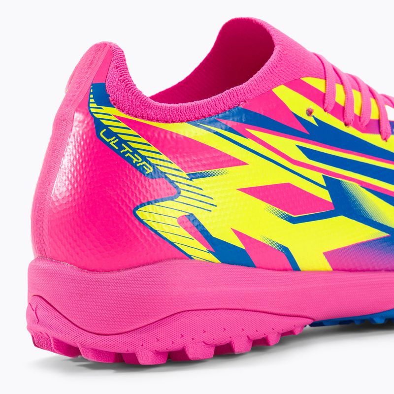 PUMA Ultra Match Energy TT férfi futballcipő világító rózsaszín/sárga riasztás/ultrakék 11