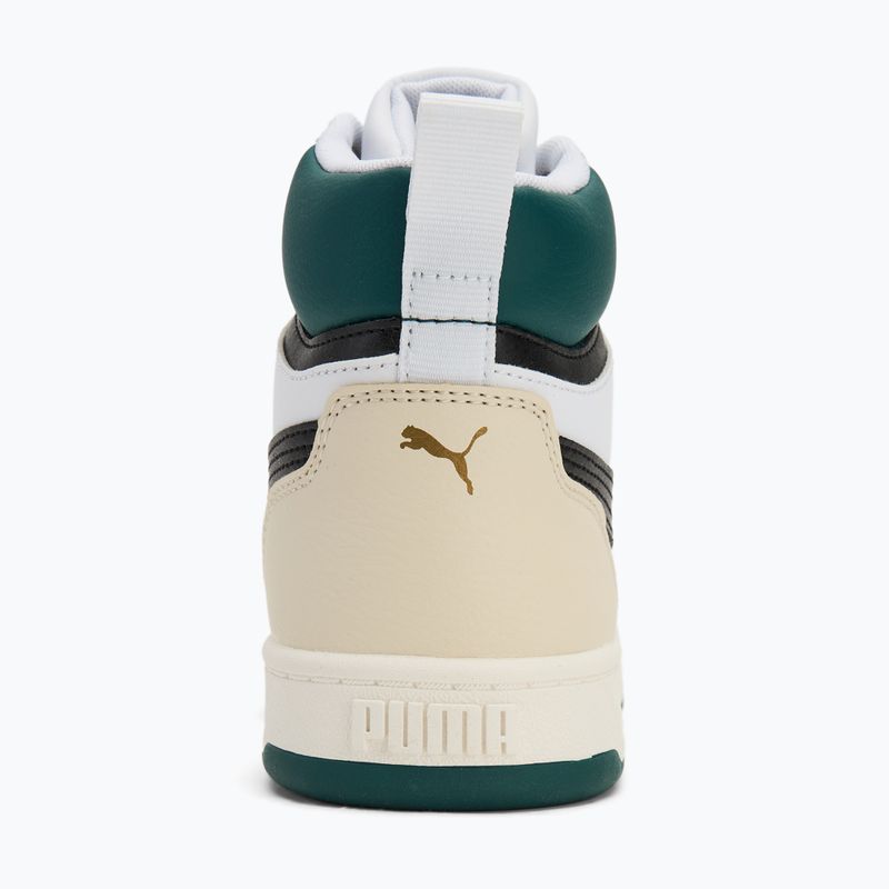 Cipő PUMA Caven 2.0 Mid puma white/puma black/alpine snow/warm white/gold 6