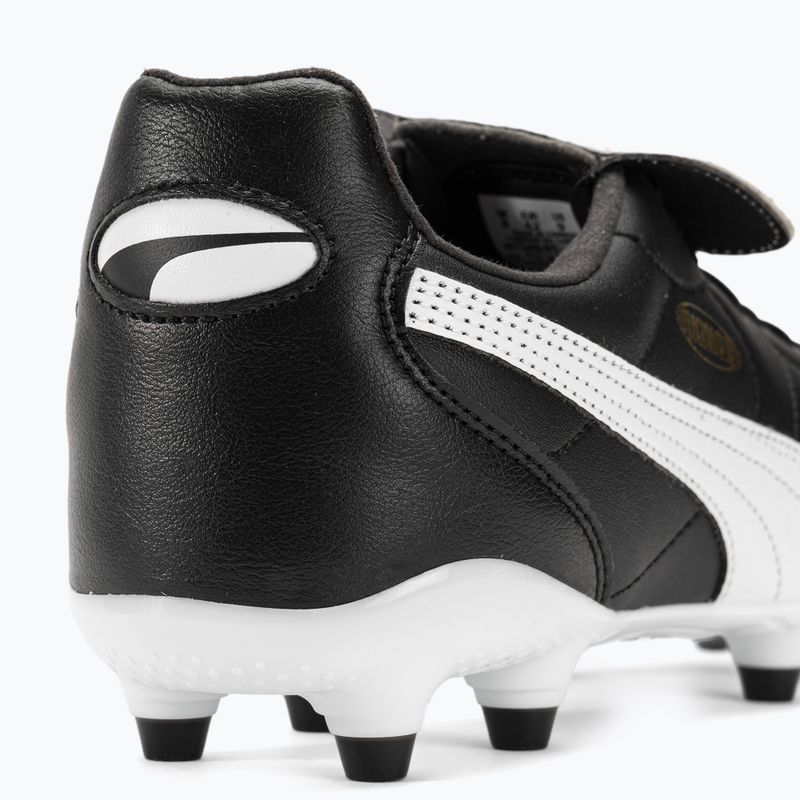 Férfi futballcipő PUMA King Top FG/AG puma fekete/puma fehér/puma arany 9