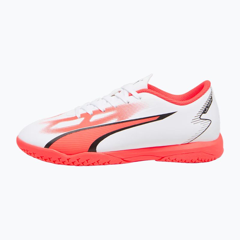 PUMA Ultra Play IT Jr gyermek futballcipő puma fehér/puma fekete/tűz orchidea 11