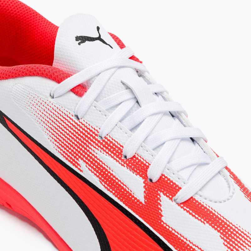 PUMA Ultra Play IT Jr gyermek futballcipő puma fehér/puma fekete/tűz orchidea 8