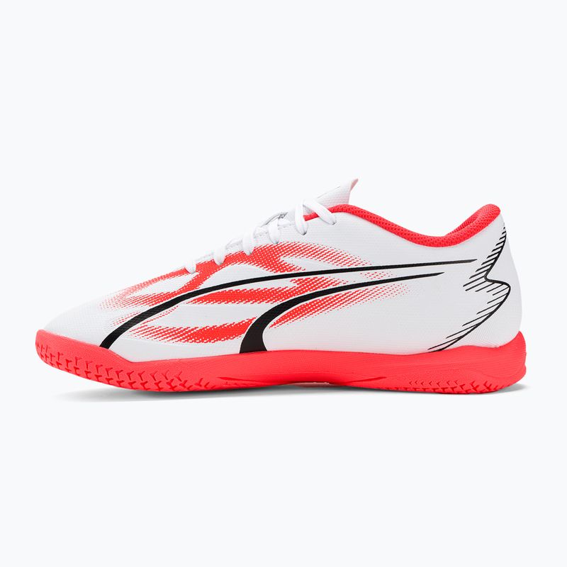 PUMA Ultra Play IT Jr gyermek futballcipő puma fehér/puma fekete/tűz orchidea 10