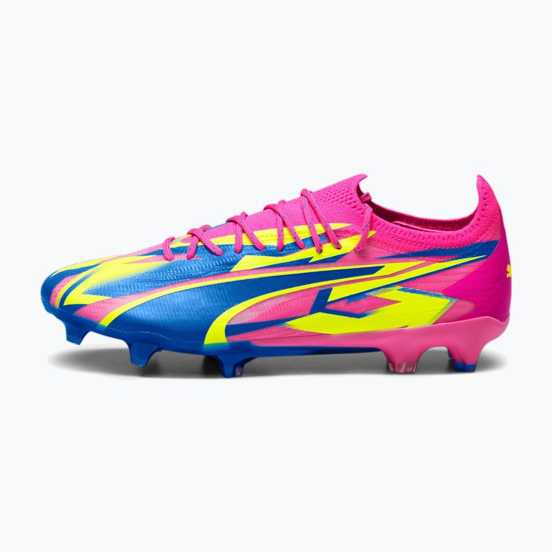 Férfi futballcipő PUMA Ultra Ultimate Energy FG/AG világító rózsaszín/ultrakék/sárga riasztás 11