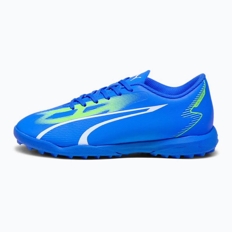 PUMA Ultra Play TT Jr gyermek focicipő ultra kék/puma fehér/pro zöld 7