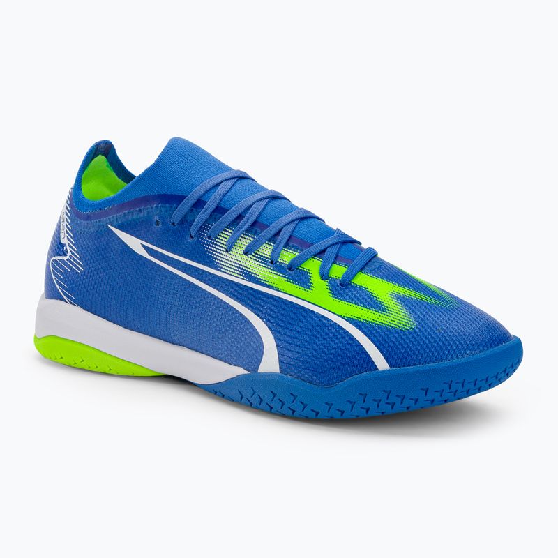 Férfi PUMA Ultra Match IT futballcipő ultra kék/puma fehér/pro zöld