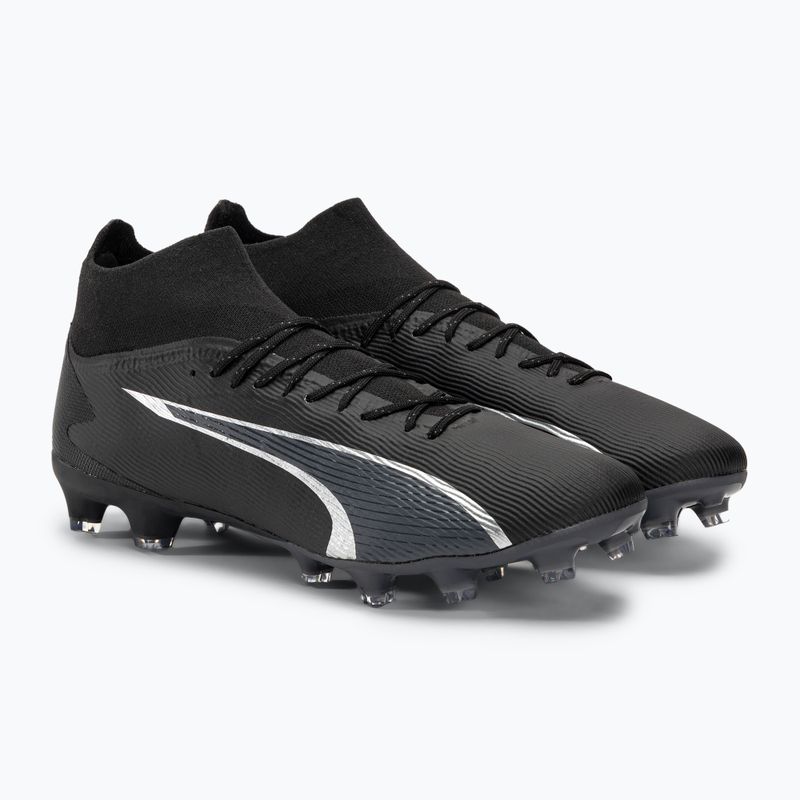 Férfi futballcipő PUMA Ultra Pro FG/AG puma fekete/aszfalt 4