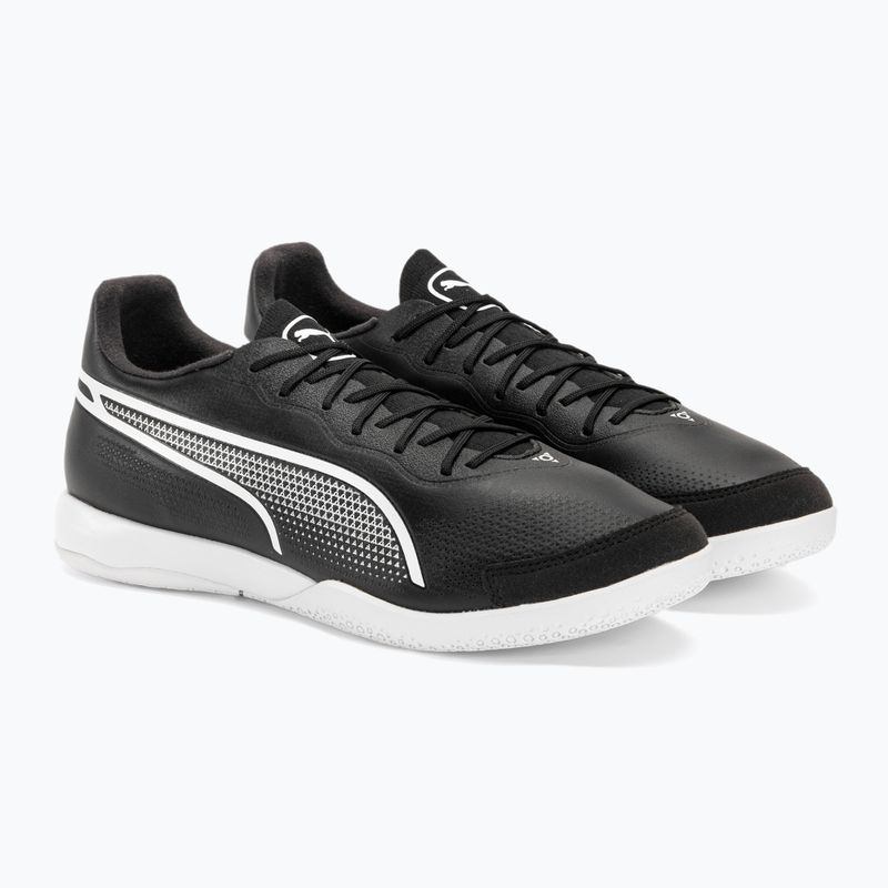 Férfi futballcipő PUMA King Pro IT puma fekete/puma fehér 4