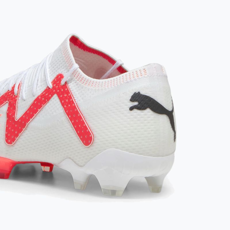 Férfi futballcipő PUMA Future Ultimate Low FG/AG puma fehér/puma fekete/tűz orchidea 13