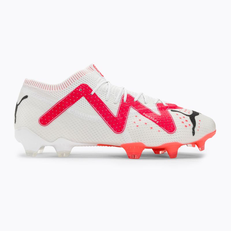 Férfi futballcipő PUMA Future Ultimate Low FG/AG puma fehér/puma fekete/tűz orchidea 2