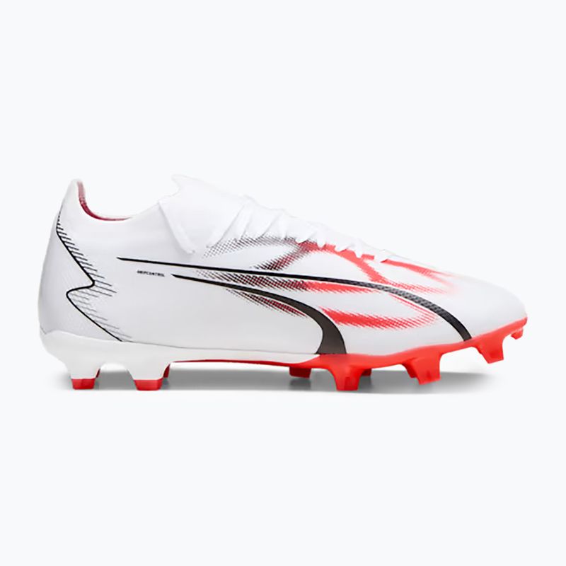 PUMA Ultra Match FG/AG férfi futballcipő puma fehér/puma fekete/tűz orchidea 12