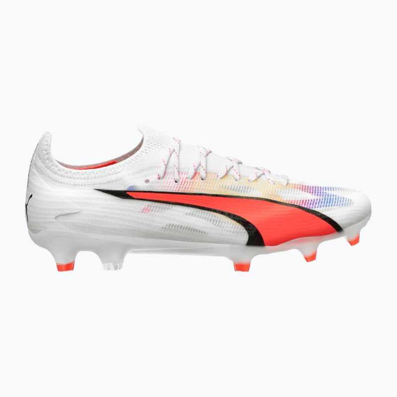 PUMA Ultra Ultimate FG/AG férfi futballcipő puma fehér/fekete/fekete/tűz orchidea 11