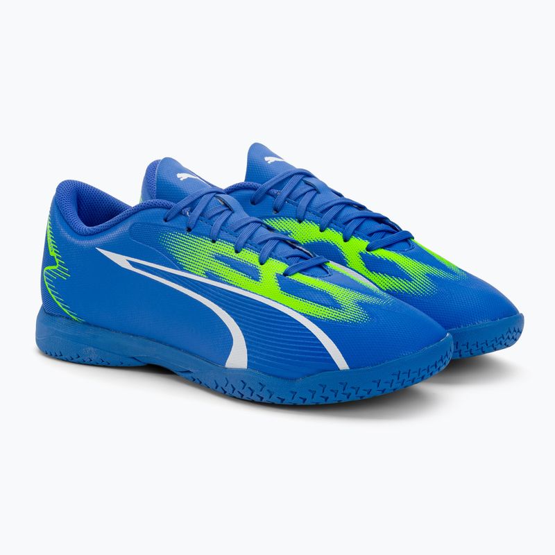 PUMA férfi futballcipő Ultra Play It ultra kék/puma fehér/pro zöld 4