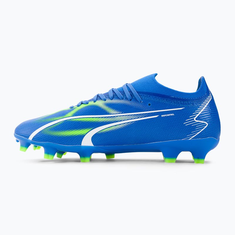 PUMA Ultra Match FG/AG férfi futballcipő ultra kék/puma fehér/pro zöld 10