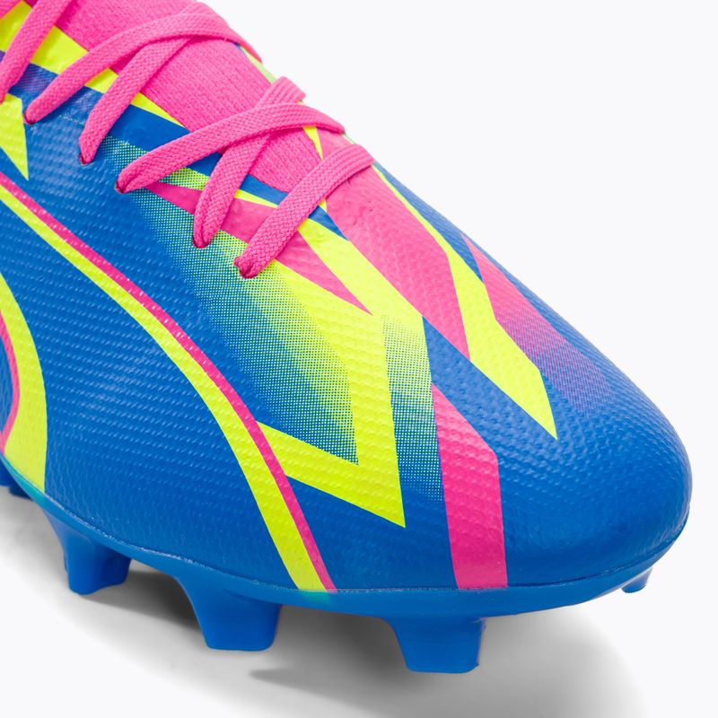 PUMA Ultra Match Energy FG/AG férfi futballcipő világító rózsaszín/sárga riasztás/ultrakék 7