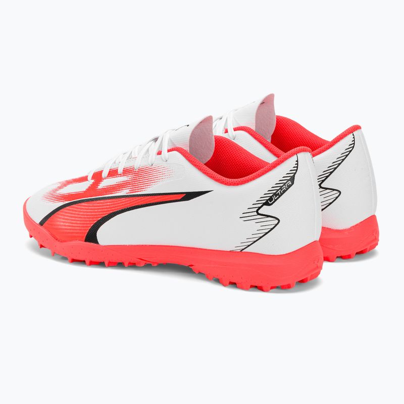 Férfi futballcipő PUMA Ultra Play FG/AG puma fehér/puma fekete/tűz orchidea 5