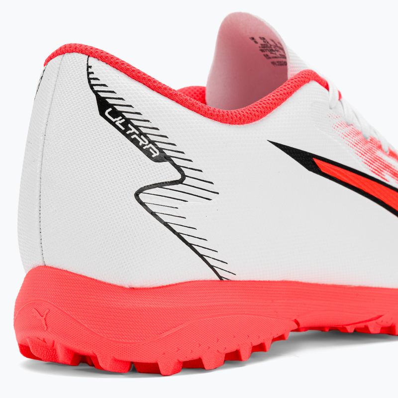Férfi futballcipő PUMA Ultra Play FG/AG puma fehér/puma fekete/tűz orchidea 11