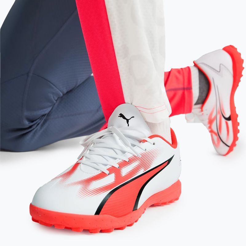 Férfi futballcipő PUMA Ultra Play FG/AG puma fehér/puma fekete/tűz orchidea 2