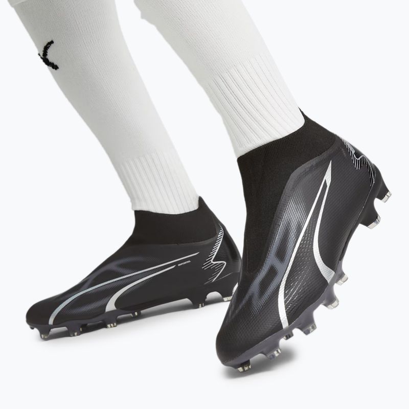 Férfi futballcipő PUMA Ultra Match+ Ll FG/AG puma fekete/aszfalt puma fekete/aszfalt 2