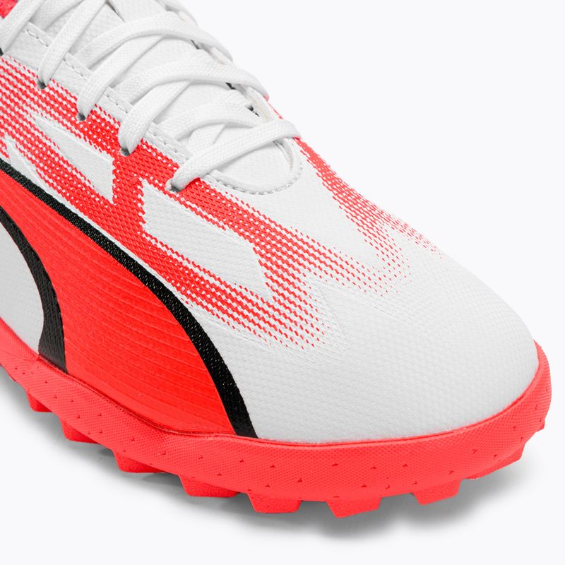 PUMA Ultra Play TT Jr gyermek futballcipő puma fehér/puma fekete/tűz orchidea 7