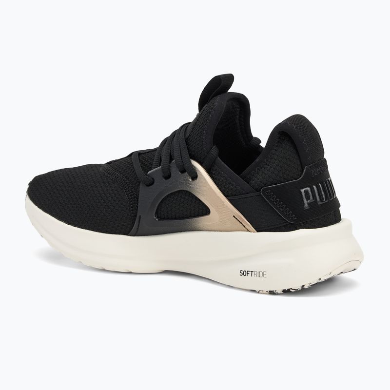 Női futócipő PUMA Softride Enzo Evo Molt Met black/gold/warm white 3