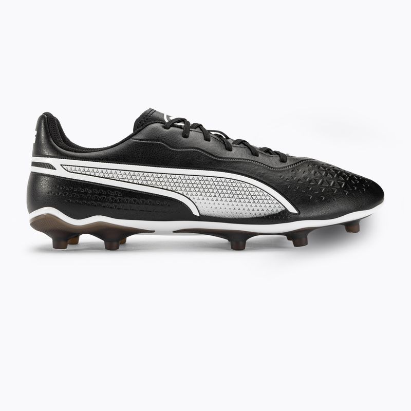 Férfi futballcipő PUMA King Match FG/AG puma fekete/puma fehér 2