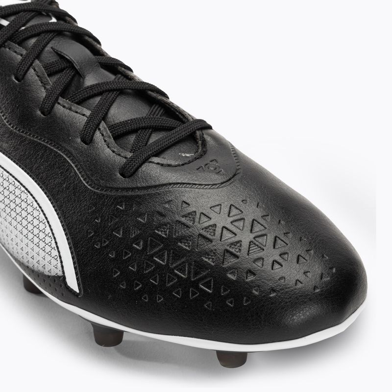 Férfi futballcipő PUMA King Match FG/AG puma fekete/puma fehér 7