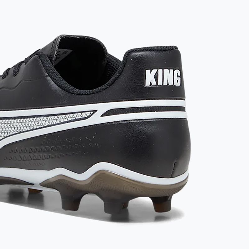 Férfi futballcipő PUMA King Match FG/AG puma fekete/puma fehér 14