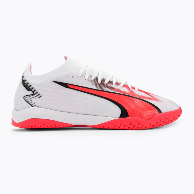 Férfi PUMA Ultra Match IT futballcipő puma fehér/puma fekete/tüzes orchidea 2